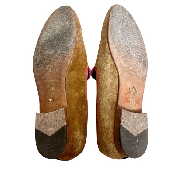 Ronner Mimosa Velvet Smoking Loafers | Fox | Camel Size 39 - Picture 7 of 9